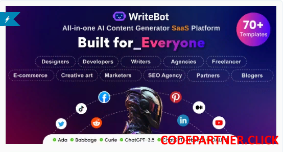  Платформа для создания контента с искусственным интеллектом - WriteBot